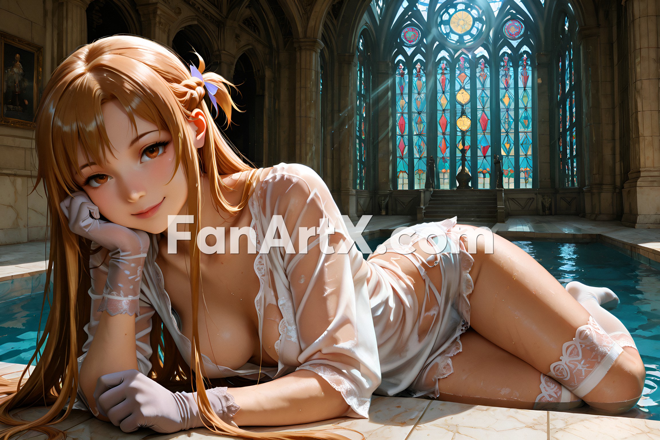 Sao Asuna Yuuki Fanart - Sword Art Online character 1427664